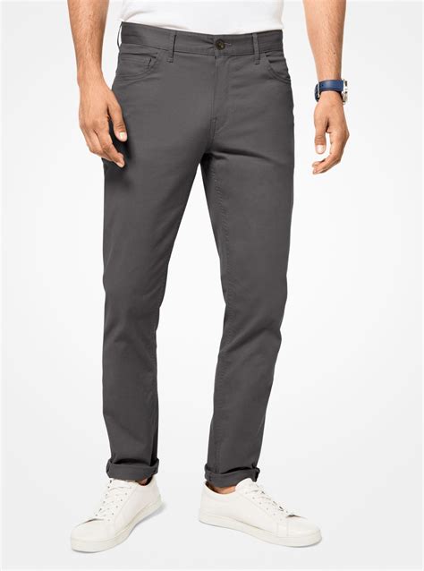 michael kors parker slim fit pants|michael kors stretch pants.